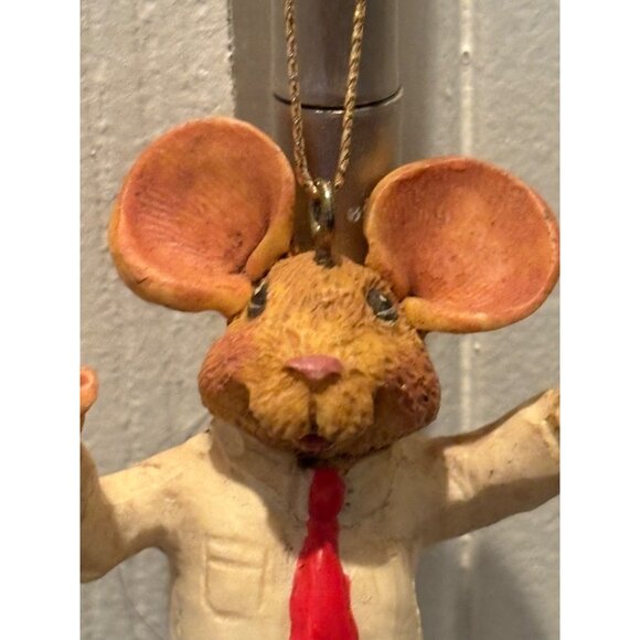 Computer Mouse Christmas Ornament Kurt Adler Hole in the Wall Gang Red Office - Picture 2 of 5